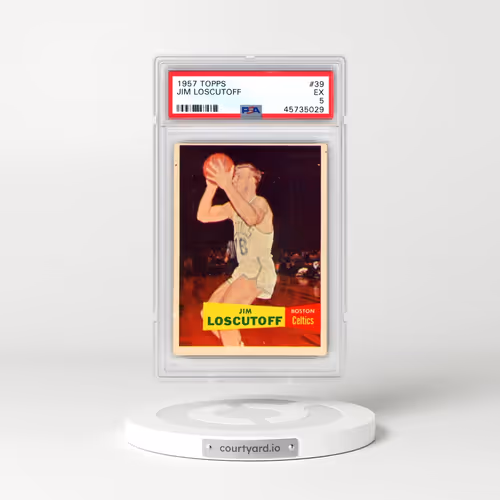 1957 Topps #39 Jim Loscutoff (PSA 5 EX)