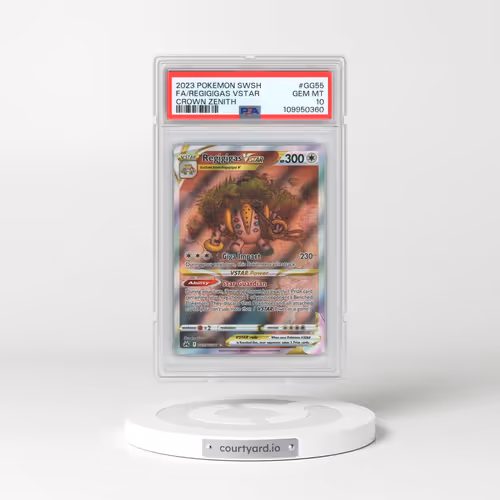 2023 Pokémon Sword and Shield Crown Zenith #GG55 Regigigas Vstar - Full Art (PSA 10 GEM MINT)