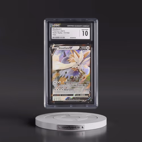 2021 Pokémon Sword & Shield Battle Styles #117 Stoutland V - Holo (CGC 10 GEM MINT)