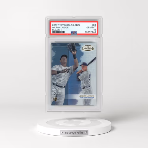 2017 Topps Gold Label #86 Aaron Judge - Class 1 (PSA 10 GEM MINT)
