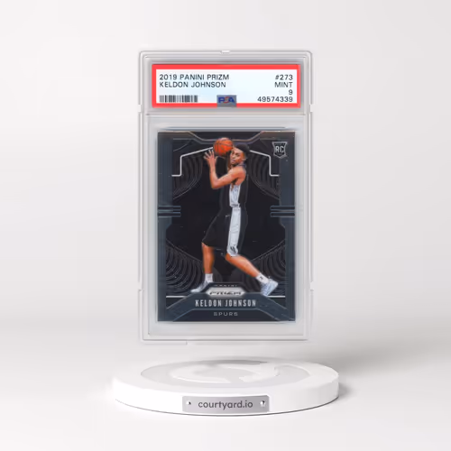 2019 Panini Prizm #273 Keldon Johnson (PSA 9 MINT)