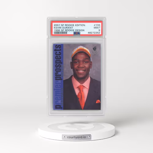 2007 SP Rookie Edition #106 Kevin Durant - 1996 SP Rookie Design (PSA 9 MINT)