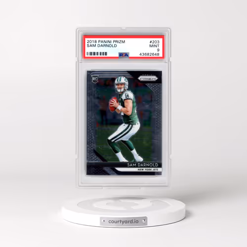 2018 Panini Prizm #203 Sam Darnold (PSA 9 MINT)