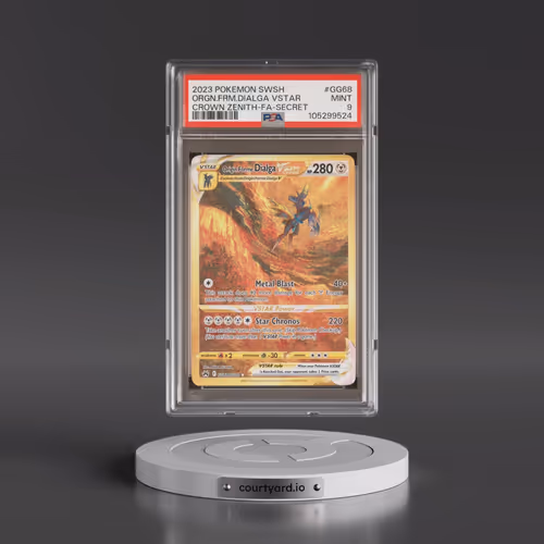 2023 Pokémon Sword and Shield Crown Zenith #GG68 Origin Forme Dialga Vstar - Full Art Secret (PSA 9