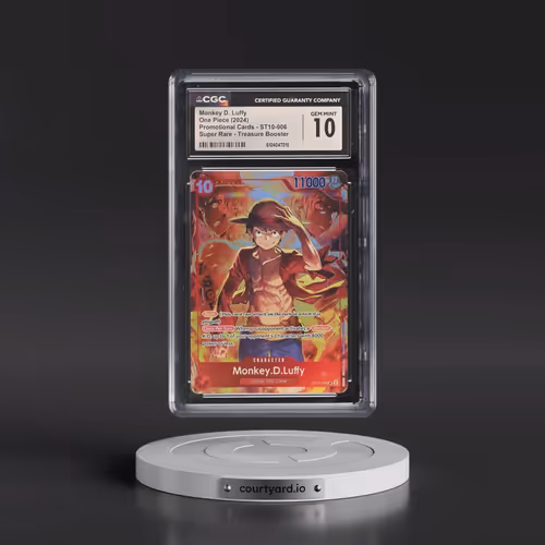 2022 Promotional Cards - English #ST10-006 Monkey D. Luffy - Treasure Booster (CGC 10 GEM MINT)
