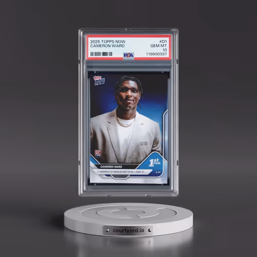 2025 Topps Now #D1 Cameron Ward (PSA 10 GEM MINT)