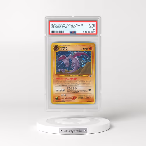 2000 Pokémon Neo 3 #142 Aerodactyl - Holo (PSA 9 MINT)