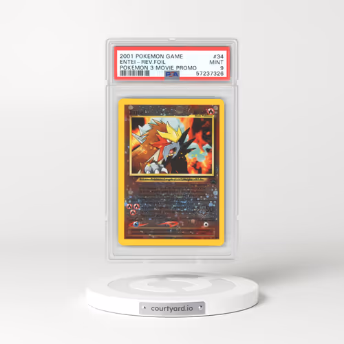 2001 Pokemon 3 Movie Promo #34 Entei Holo