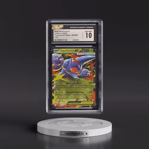 2025 Phantasmal Flames - PFL EN #004/094 Mega Heracross ex - Holo (CGC 10 GEM MINT)
