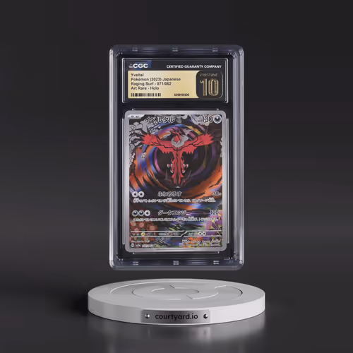 2023 Pokémon Sv3a-Raging Surf #071 Yveltal - Art Rare (CGC 10 PRISTINE)