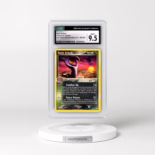 2004 EX Team Rocket Returns #29/109 Dark Arbok (CGC 9.5 MINT+)