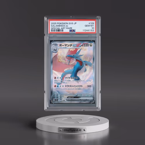 2025 Pokémon SV9-Battle Partners #129 Salamence EX - Holo Special Art Rare (PSA 10 GEM MINT)
