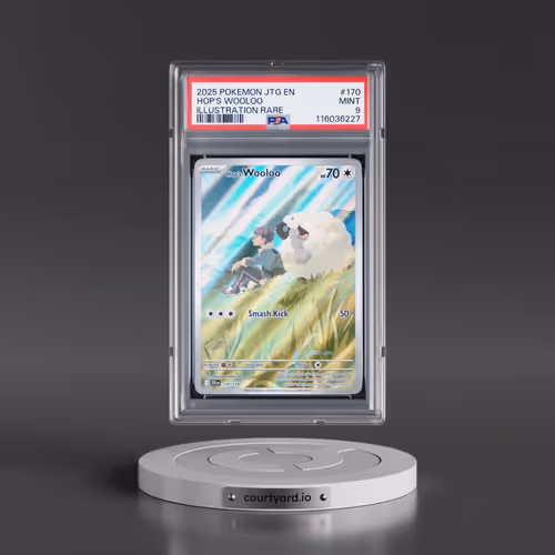 2025 Pokémon Jtg EN-Journey Together #170 Hop's Wooloo - Illustration Rare (PSA 9 MINT)