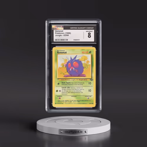 1999 Jungle #63/64 Venonat (CGC 8 NM-MT)