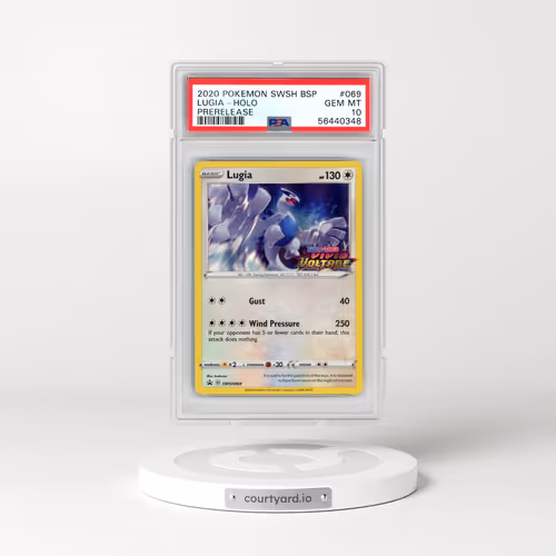 2020 Pokémon Swsh Black Star Promo #069 Lugia - Holo Prerelease (PSA 10 GEM MINT)