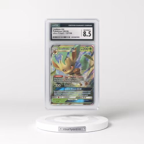 2018 Ultra Prism #13 Leafeon GX - Holo (CGC 8.5 NM-MT+)