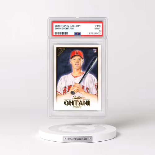 2018 Topps Gallery #116 Shohei Ohtani (PSA 9 MINT)