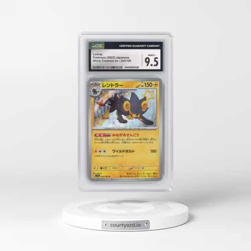 2023 Shiny Treasure ex #242/190 Luxray (CGC 9.5 MINT+)
