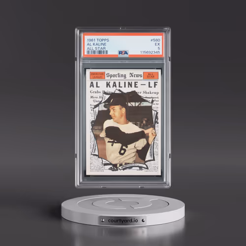 1961 Topps #580 Al Kaline - All Star (PSA 5 EX)
