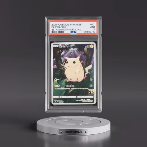 2021 Pokémon 25th Anniversary Collection #001 Pikachu - Full Art (PSA 9 MINT)