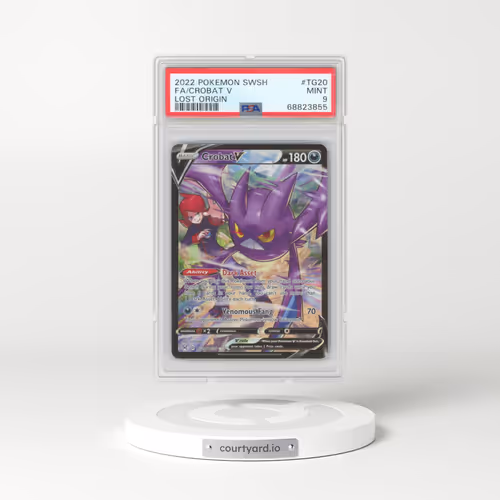 2022 Lost Origin #TG20 Crobat V - Holo Character Rare (PSA 9 MINT)