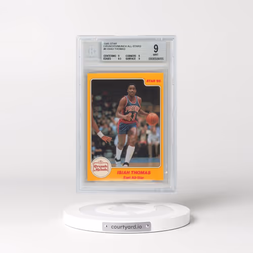 1985 Star Crunch'n'Munch All-Stars #6 Isiah Thomas (BGS 9 MINT)