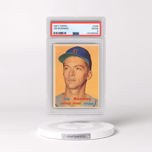 1957 Topps #338 Jim Bunning (PSA 2 GOOD)