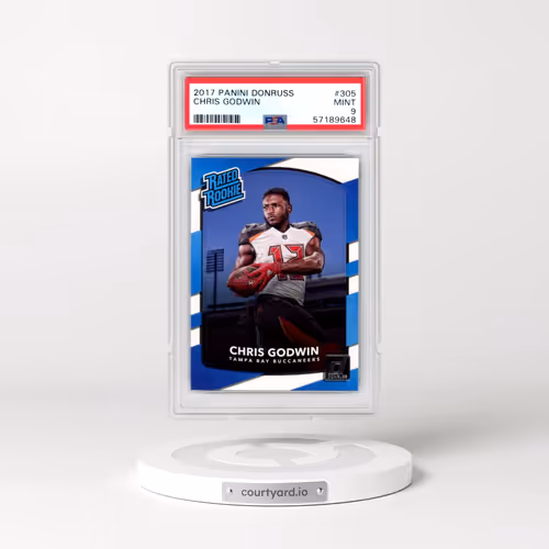 2017 Panini Donruss #305 Chris Godwin (PSA 9 MINT)