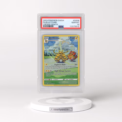 2023 Pokémon Sword and Shield Crown Zenith #GG08 Electivire - Full Art (PSA 10 GEM MINT)
