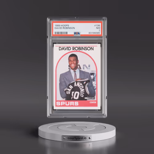 1989 Hoops #138 David Robinson (PSA 7 NM)