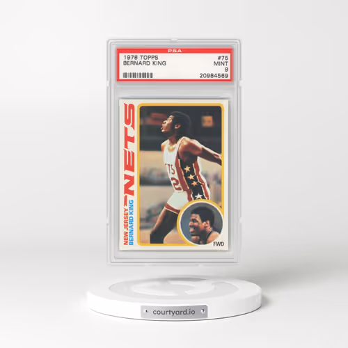1978 Topps #75 Bernard King (PSA 9 MINT)
