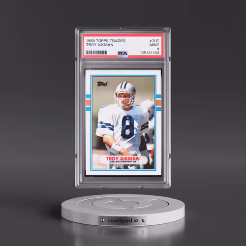 1989 Topps Traded #70T Troy Aikman (PSA 9 MINT)