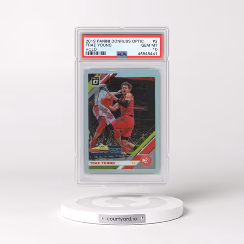 2019 Panini Donruss Optic #2 Trae Young - Holo (PSA 10 GEM MINT)