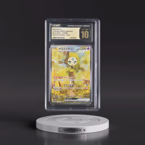 2025 Black Bolt - sv11B #170/086 Meloetta ex - Special Art Rare Holo (CGC 10 PRISTINE)