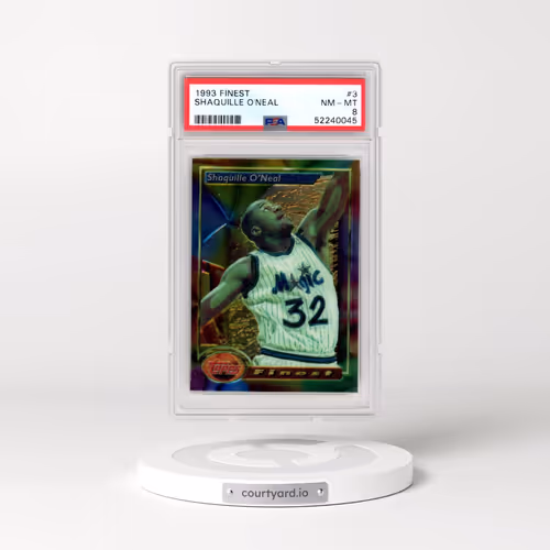 1993 Finest #3 Shaquille O'Neal (PSA 8 NM-MT)