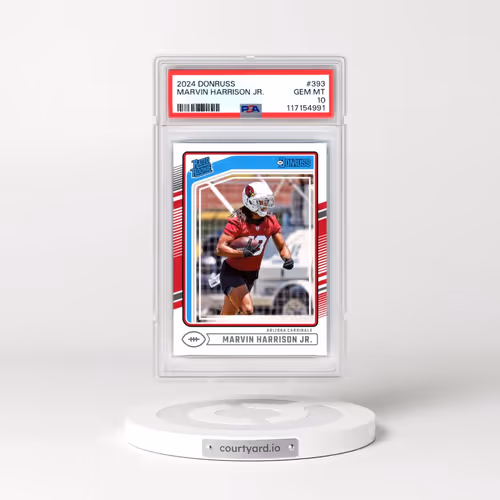 2024 Panini Donruss #393 Marvin Harrison Jr. (PSA 10 GEM MINT)