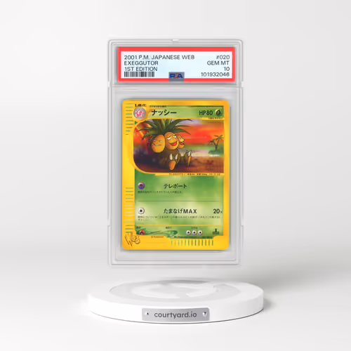 2001 Pokémon Web #020 Exeggutor - 1st Edition (PSA 10 GEM MINT)