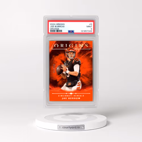 2024 Panini Origins #5 Joe Burrow - Orange (PSA 9 MINT)