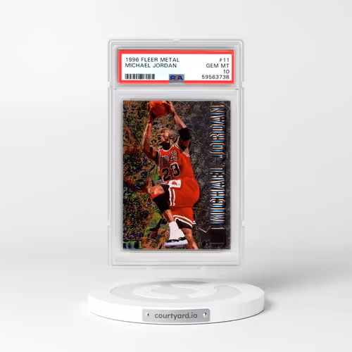 1996 Metal #11 Michael Jordan (PSA 10 GEM MINT)