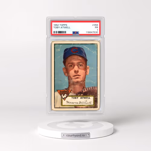 1952 Topps #356 Toby Atwell (PSA 1 PR)