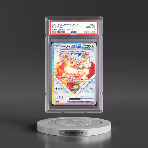 2024 Pokémon Sv8a-Terastal Fest EX #224 Eevee EX - Holo Special Art Rare (PSA 10 GEM MINT)