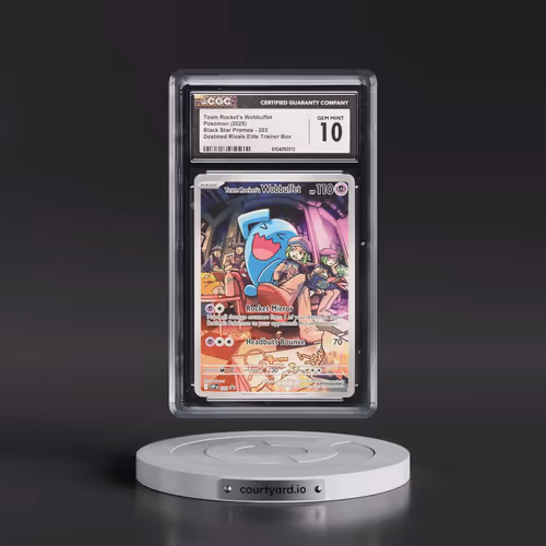 2025 Pokémon Svp EN-SV Black Star Promo #203 Team Rocket's Wobbuffet - Destined Rivals Elite Trainer