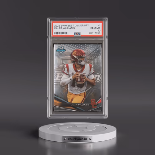 2022 Bowman's Best University #1 Caleb Williams (PSA 10 GEM MINT)