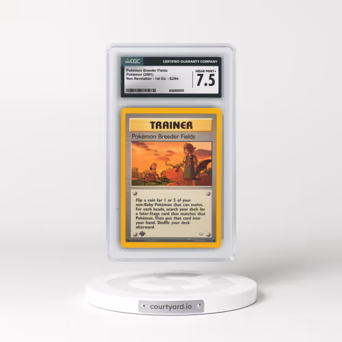 2001 Neo Revelation #62/64 Pokémon Breeder Fields - 1st Edition (CGC 7.5 NM+)
