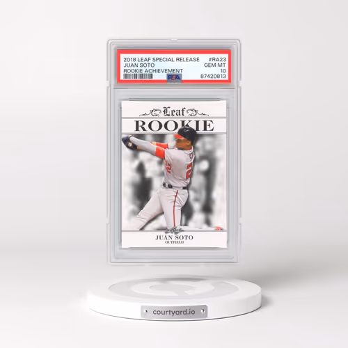 2018 Leaf Special Release Rookie Achievement #RA23 Juan Soto (PSA 10 GEM MINT)