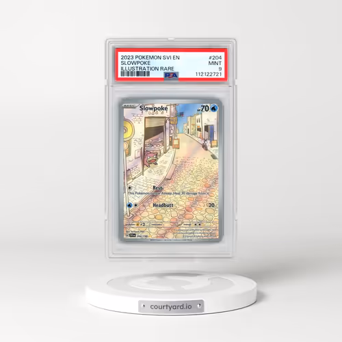 2023 Pokémon Svi EN-Scarlet & Violet #204 Slowpoke - Illustration Rare (PSA 9 MINT)