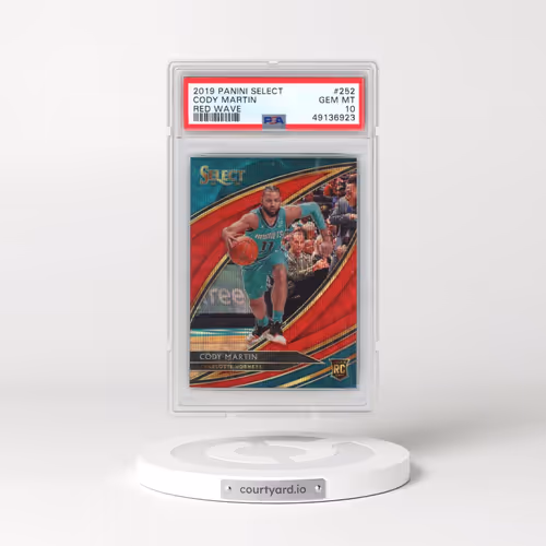 2019 Panini Select #252 Cody Martin - Red Wave (PSA 10 GEM MINT)