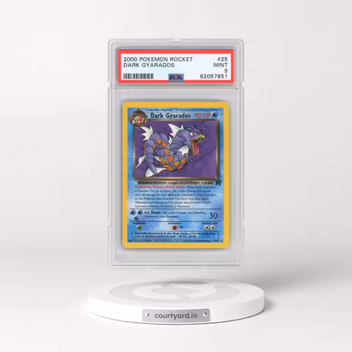 2000 Pokémon Rocket #25 Dark Gyarados (PSA 9 MINT)