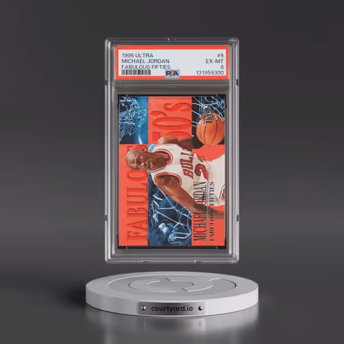 1995 Ultra Fabulous Fifties #5 Michael Jordan (PSA 6 EX-MT)