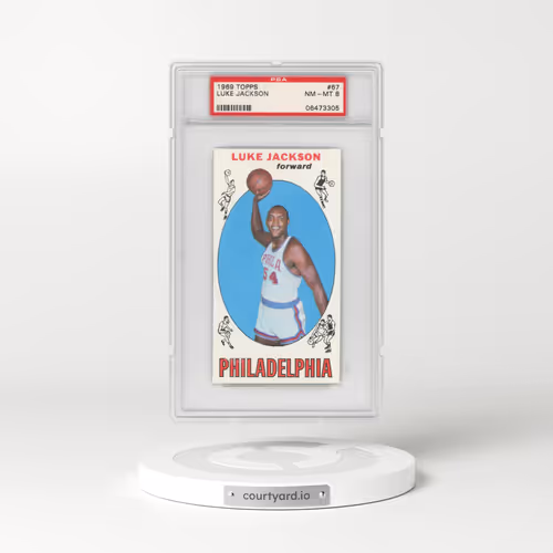 1969 Topps #67 Luke Jackson (PSA 8 NM-MT)